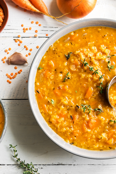 Favorite Fall Recipe: Spiced Sweet Potato and Red Lentil Soup